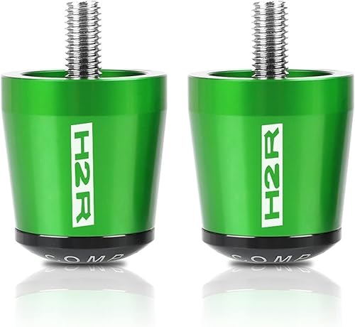 Contrapeso motocicleta aluminio accesorios 78 '' 0.866 in manillar equilibrado enchufe manillar agarraderas extremos tapa cubierta para Kawasaki H2