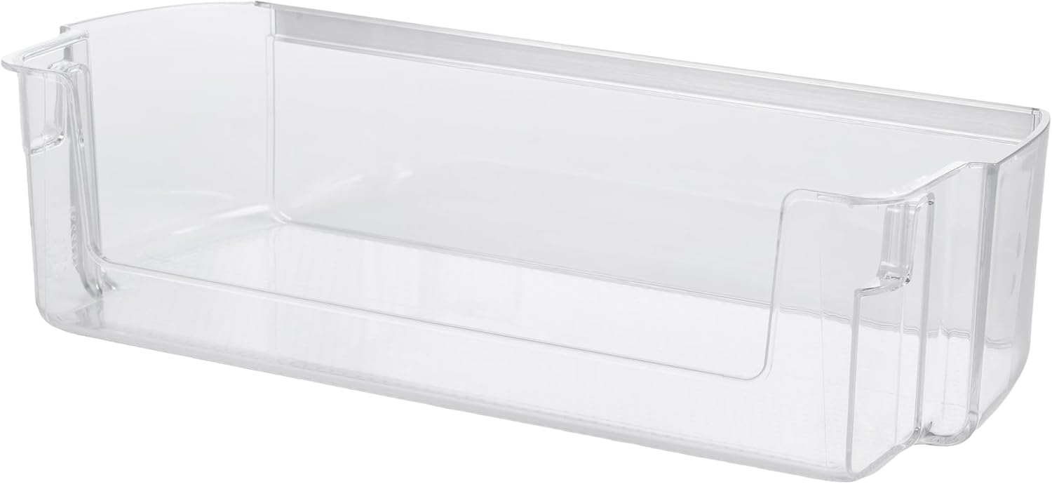 Smart Choice 5304536368 Middle Shelf Refrigerator Door Bin – Clear, Impact Resistant Freezer Replacement Compatible with Frigidaire 5304526888 5304525905 5304535005, Fits Select Refrigerator Models