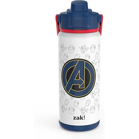 Zak! Beacon Insulated Avengers Water Bottle - 20 oz Stainless Steel