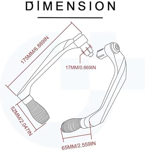 Miniatura 2 de WITTYL Motorcycle Accessories for FZ FZ16 FZ25 2008-2018 Handlebar Grips End Brake Clutch Lever Guards Protection (Color  Black)
