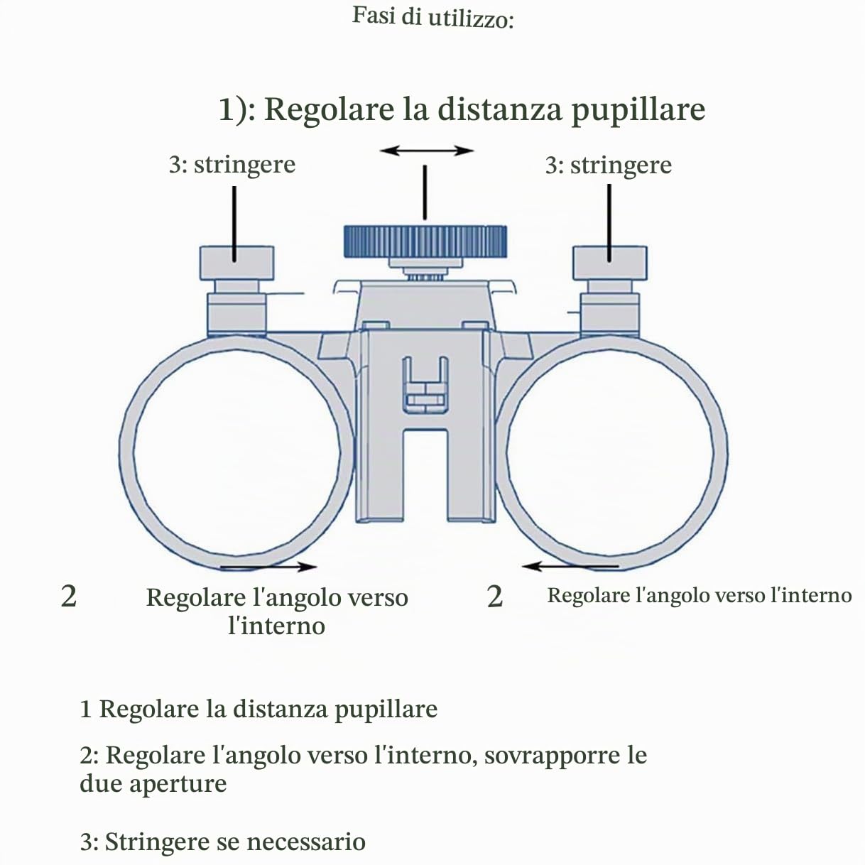 KEULEN Occhialini Odontoiatrici, Faro 2.5X/3.5X con Custodia, Occhialini Binoculari Medici Chirurgici, Tenuta Dell'archetto Regolabile E Distanza Dell'oculare, per Dentista, Chirurgia, Laboratorio