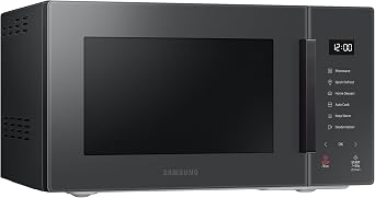 Samsung MS23T5018AC Bespoke Solo Microwave, 800W, 23 Litre, Charcoal
