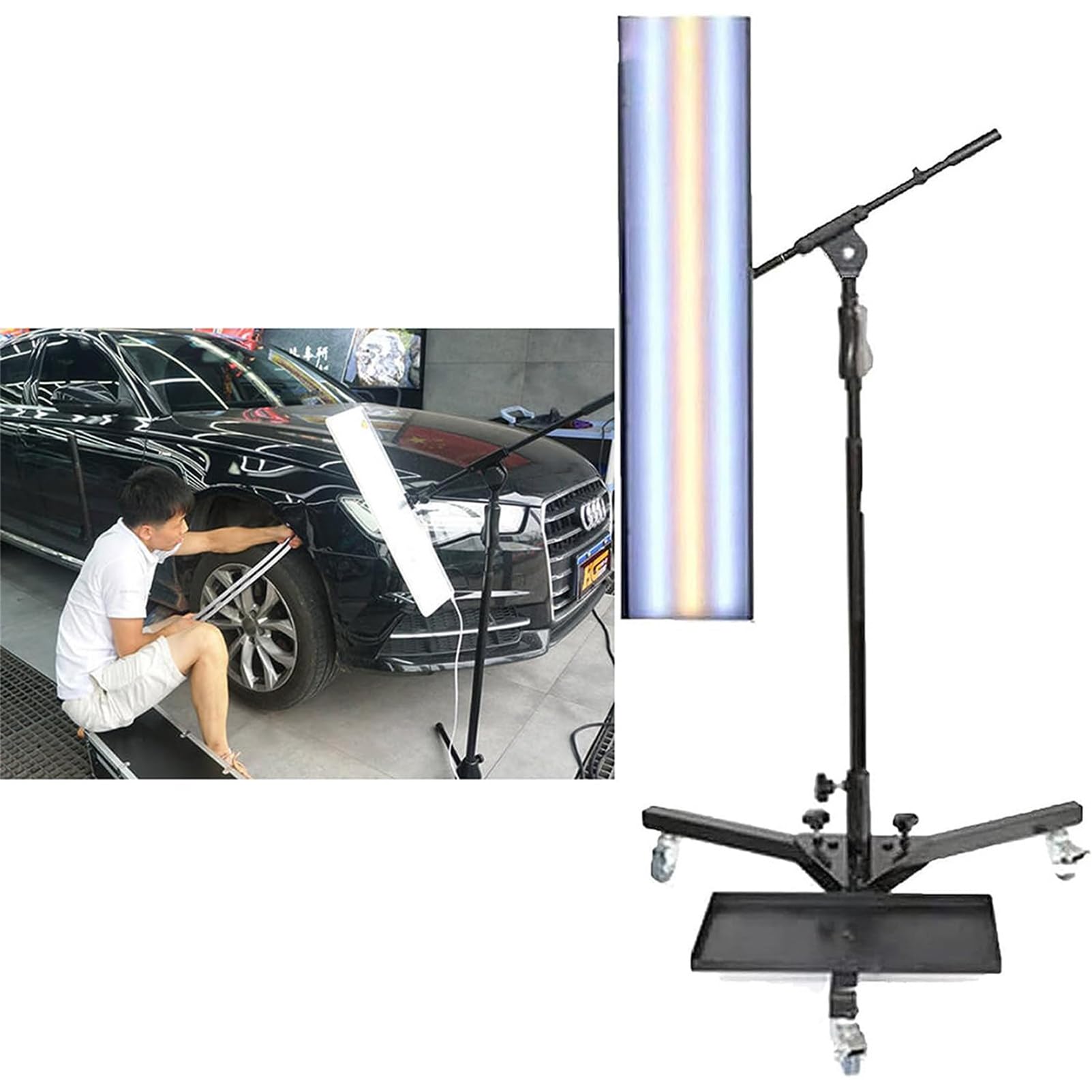 PDR-Licht Für Dellenreparatur - Inspektionslicht Mit 6 Farben & Einstellbarer Helligkeit