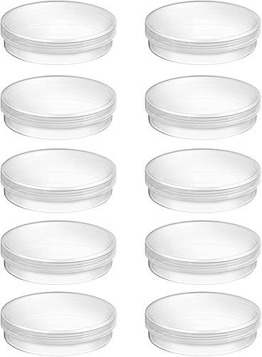 Totority Pipette - Juego de platos de Petri de plástico de 2.756in con tapa para laboratorio, estudio de experimentos, plato redondo Petri disponible en Yaxa Peru