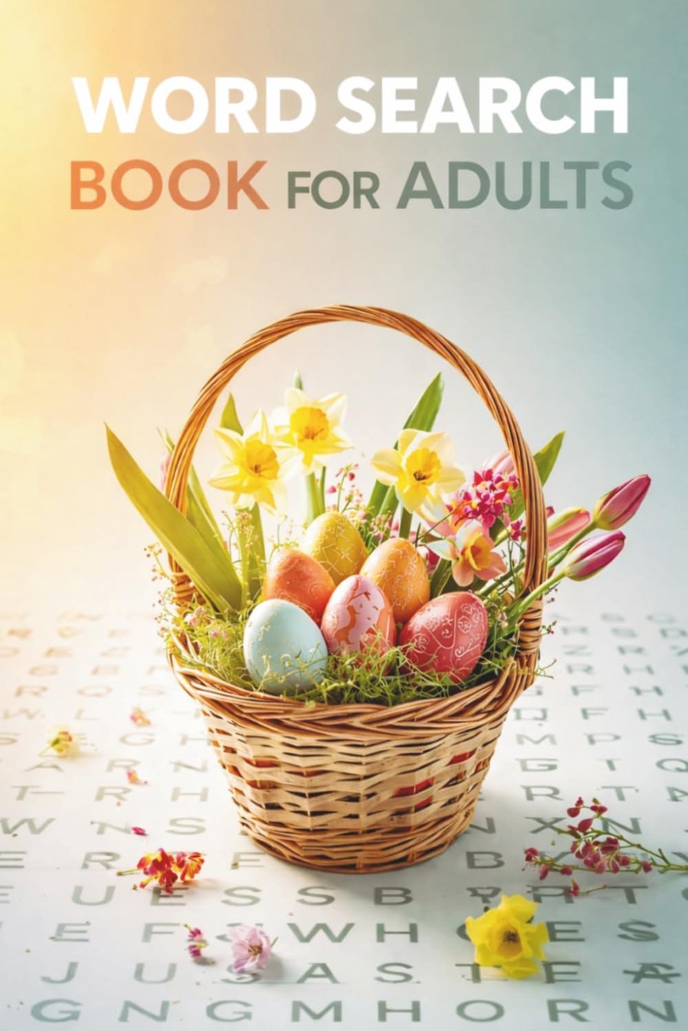Wordsearch Book for Adults: Curated Puzzle Experience Book for Grown-Ups with Easter Motifs and Calm Time