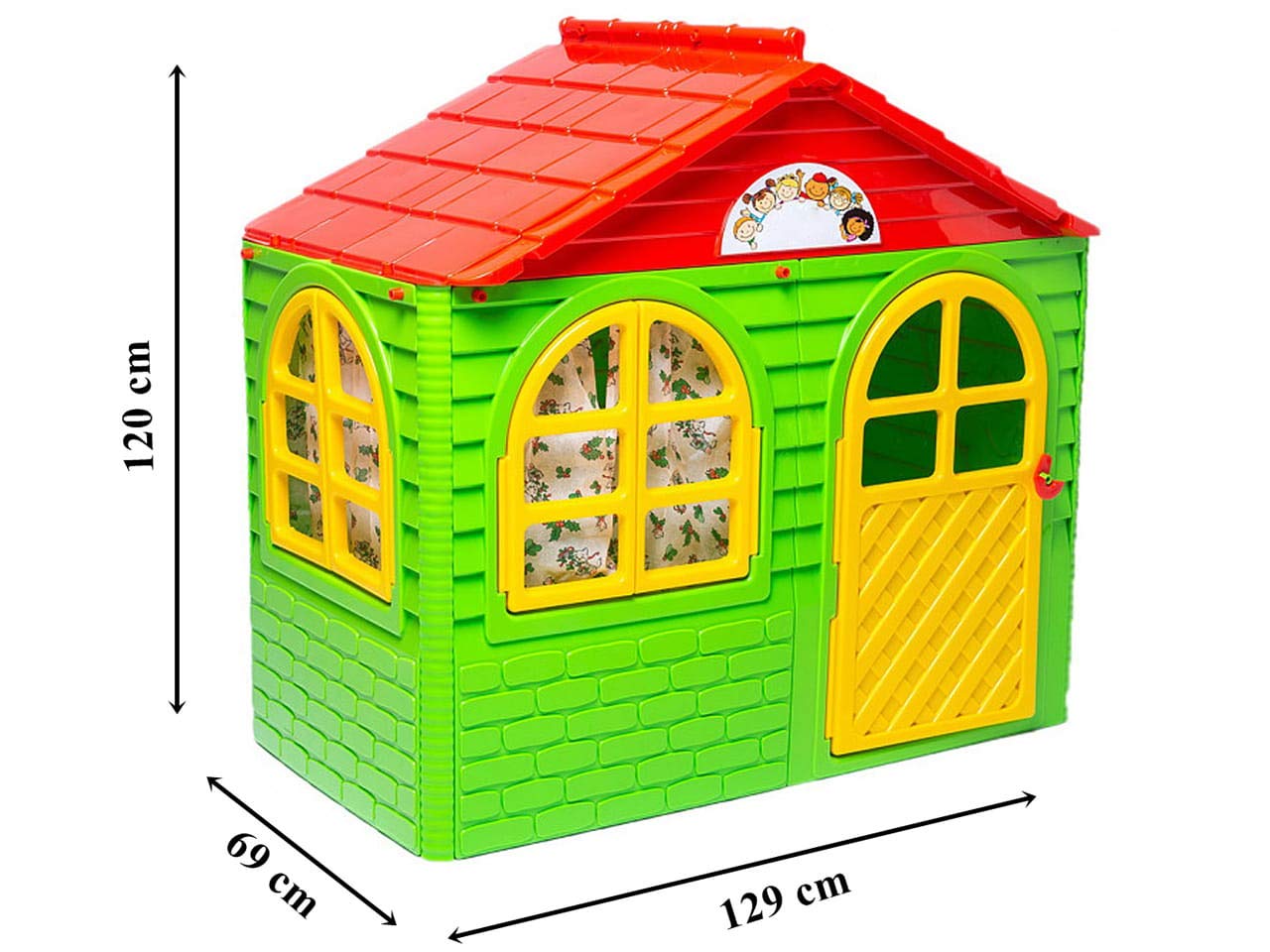 Children's garden house with roof and door xxl