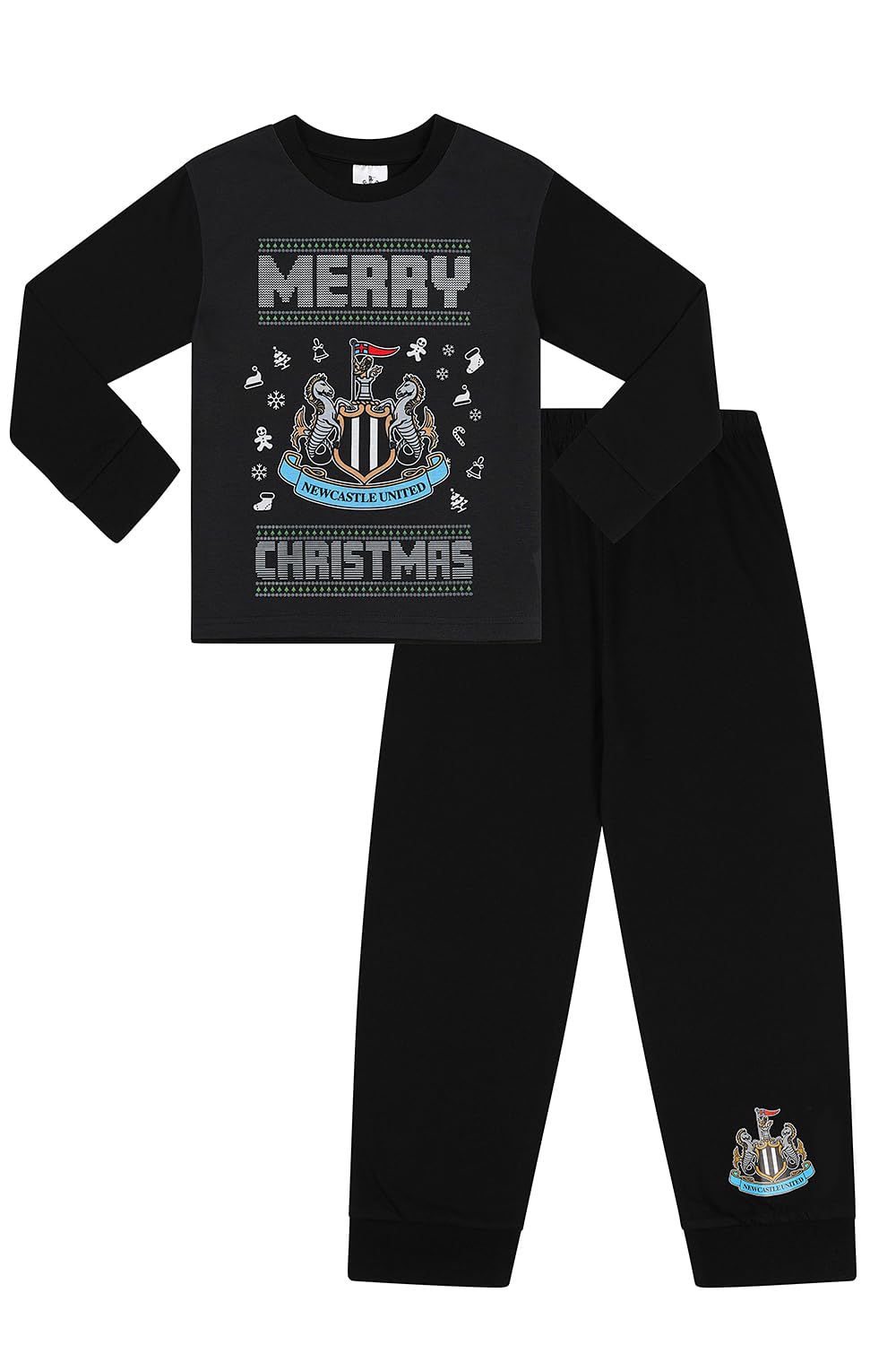 Pigiama corto Newcastle United per bambini in cotone di alta