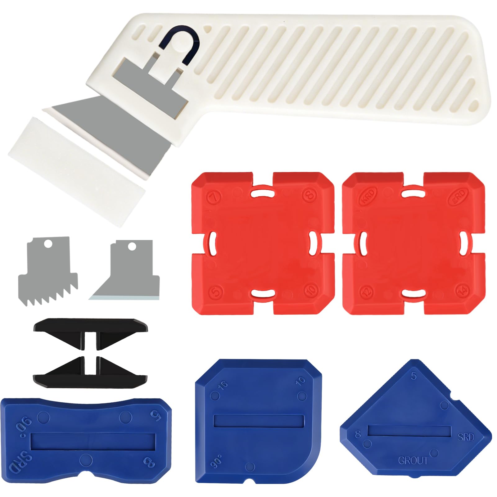 11 pcs Caulking Tool Kit Finishing Smoother & Caulk Remover Tool