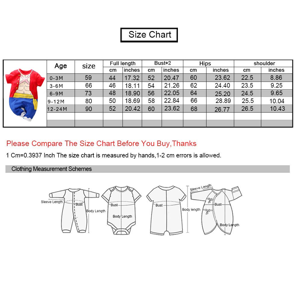 Newborn Baby Boys Girls Onesie Cosplay Anime Baby Clothes One | Desertcart  Seychelles