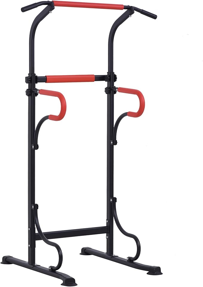 Pull Up Station with Dip Station and Pushup Stand, Height