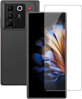 【1枚入り】ZTE Nubia Fold 5G 用 ガラスフィルム 保護フィルム SpinoArmor 9H硬度 高透過率 指紋防止 気泡防止 自動吸着 傷防止 耐衝撃 超薄型 液晶保護シート 貼り付け簡単 スムーズな操作感 ZTE Nubia Fold対応