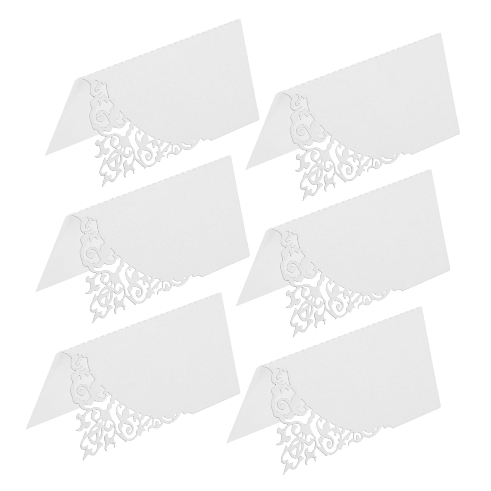 STOBOK 300stücke Hochzeitsplatzkarten Kreative Tischkarten Für Feierlichkeiten Elegante Hollow Namenskarten Für Hochzeiten Partys Veranstaltungen Und Mehr