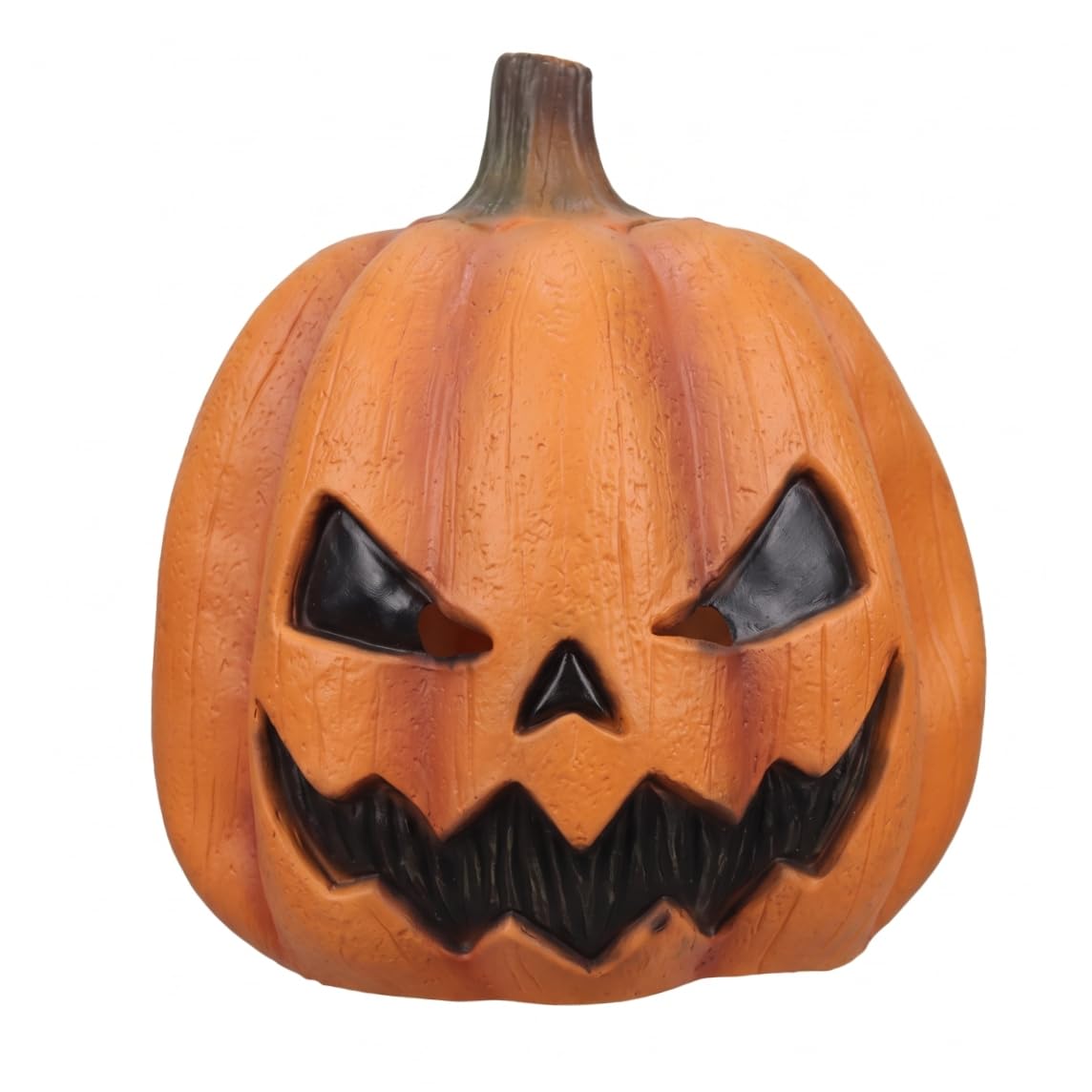 Maschera per la testa di zucca, divertenti maschere di Halloween in lattice paffuto a forma di zucca paffuta in lattice delicato sulla pelle adatta alla maggior parte delle teste decorazioni pe
