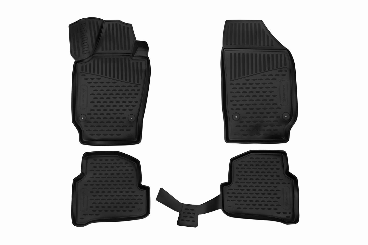 ELEMENT Alfombrillas 3D para ŠKODA Karoq 2017- | Familiar | Europa | Sin Caja Asiento | 4 Piezas — view 62