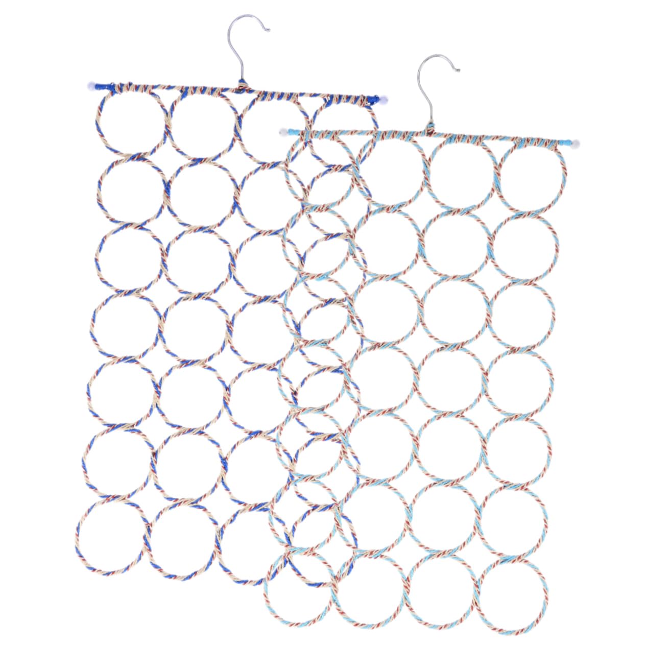 2 Pezzi Giocattoli per Pappagalli in Cotone, Altalena e Scala da Arrampicata Facili da Installare, Accessori per Gabbia per Divertimento Uccelli e Parrocchetti Colore Casuale