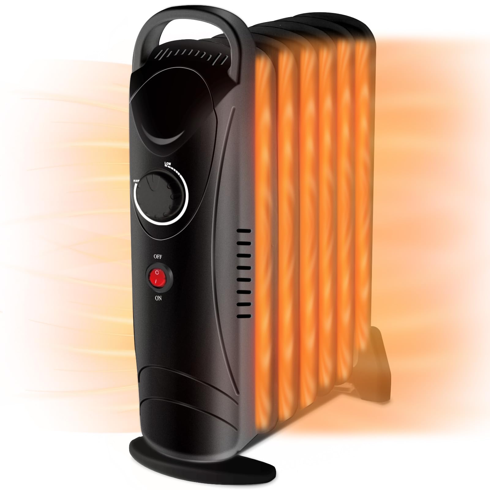 700 Watt Mini Portable Oil Filled Radiator Heater Oil Filled