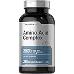 Horbach Amino Acid Complex 3000mg | 250 Caplets | Non-GMO, Gluten Free Supplement