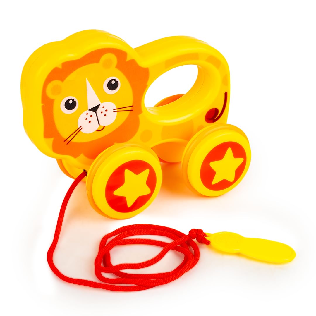 Ratnas Leo The Lion Pull Along Toddler Toy, Encourages Baby Early Walking Toy Vehicle with Attractive Design, Early Childhood Development Toy for 1 Year Old Girl Boy (B0D9YXN2Y2) Amazon Price History, Amazon Price Tracker