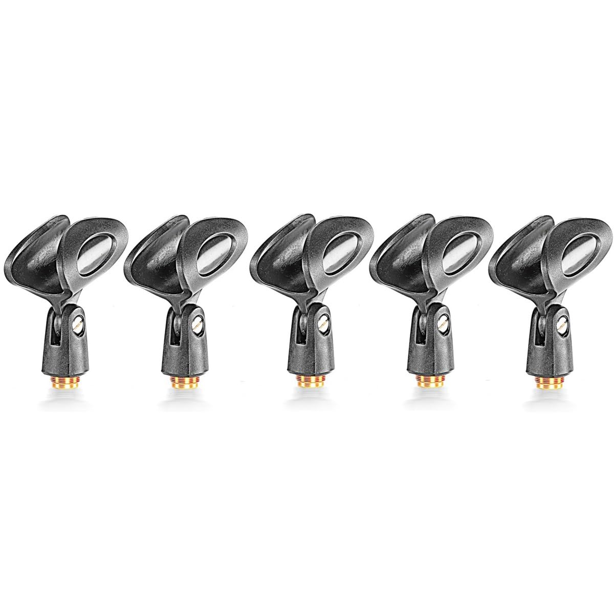 Lot De 2 Clips De Rechange Pour Micro Sans Fil Sennheiser SKM 100 G4 (MZQ1) - Avec Adaptateurs 5/8" Vers 3/8" - 13