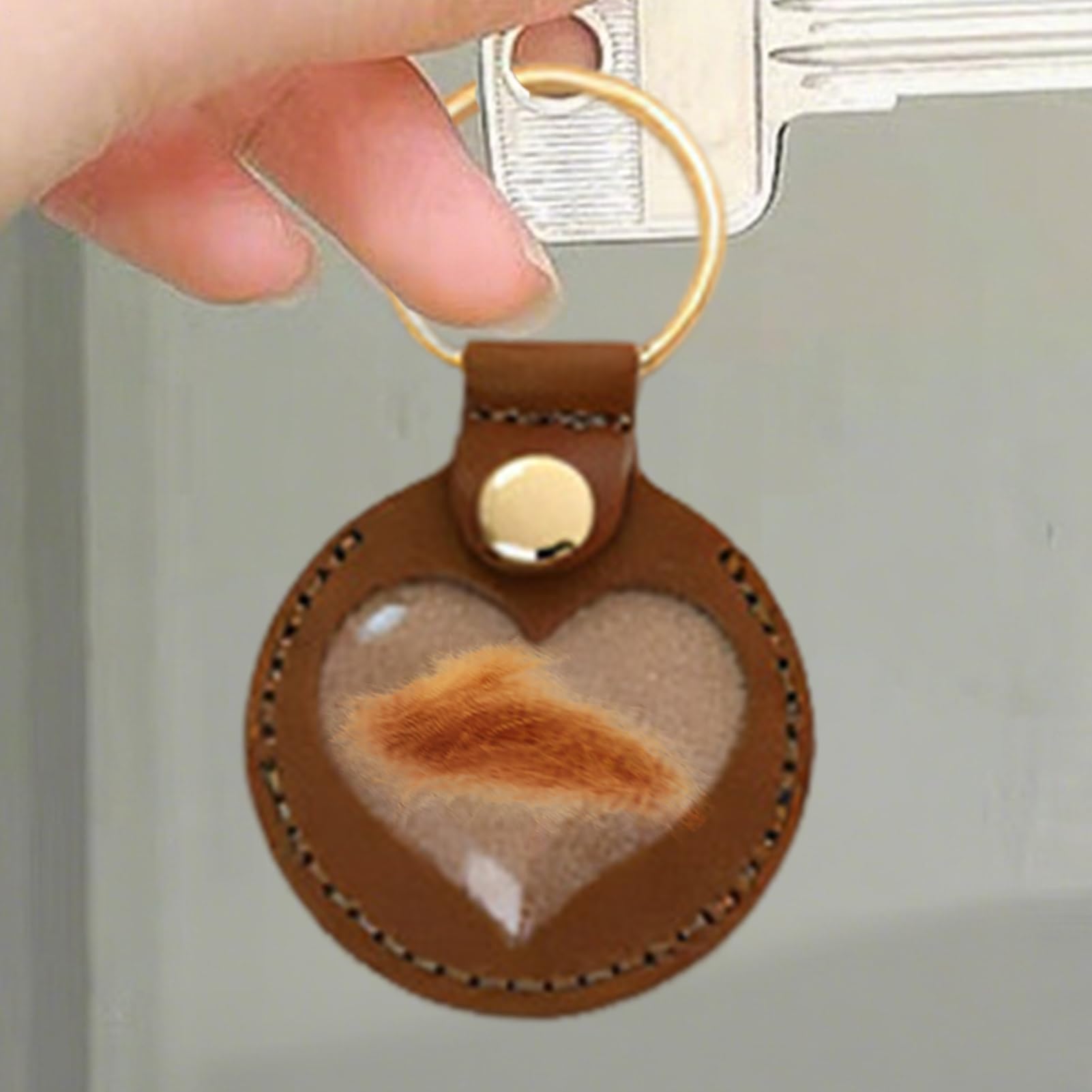 2x Tierhaar Aufbewahrung - Pfotenform Andenken Für Hunde & Katzen