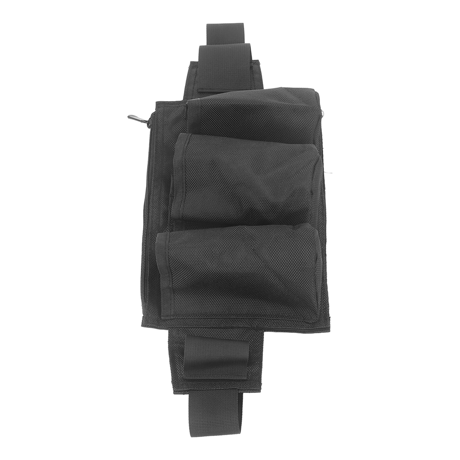 Delantal de Limpieza con Bolsa, Cinturón Ajustable de Tela Oxford, Organización y Almacenamiento para Herramientas (Negro)