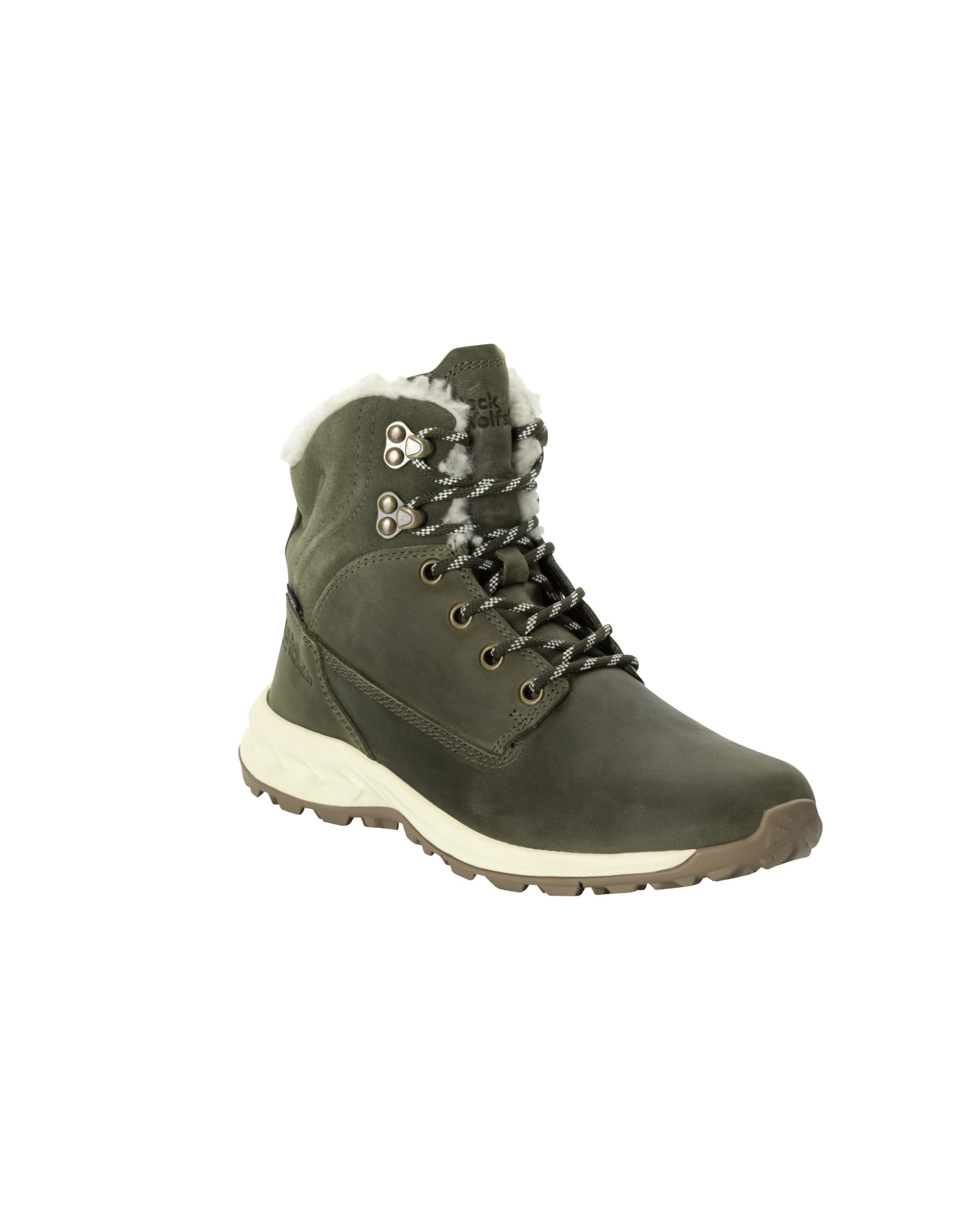 Jack Wolfskin Women's Queenstown City Texapore Mid Winter Boots, Island Moss, 4 UK