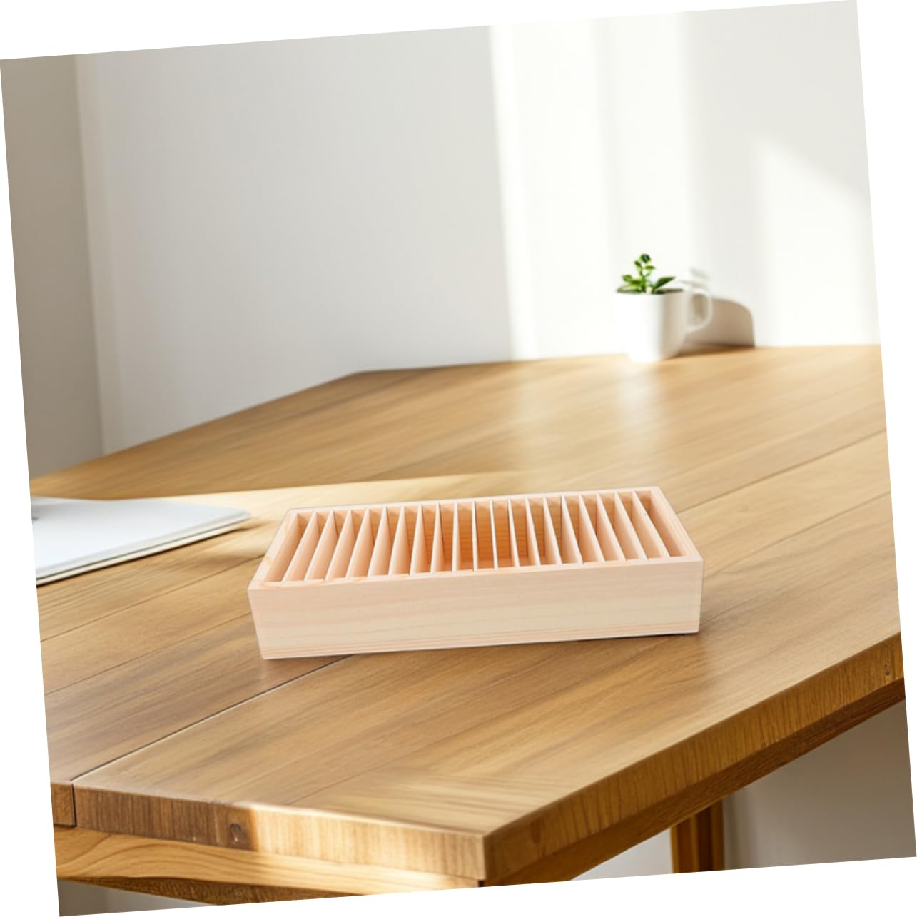 Generic 2 Szt Drewniane Pudełko Do Przechowywania Kart Drewniane Etui Na Wizytówki Stolik Na Karty Drewniane Małe Etui Na Karty Drewniane Etui Do Przechowywania Przenośny Wizytownik