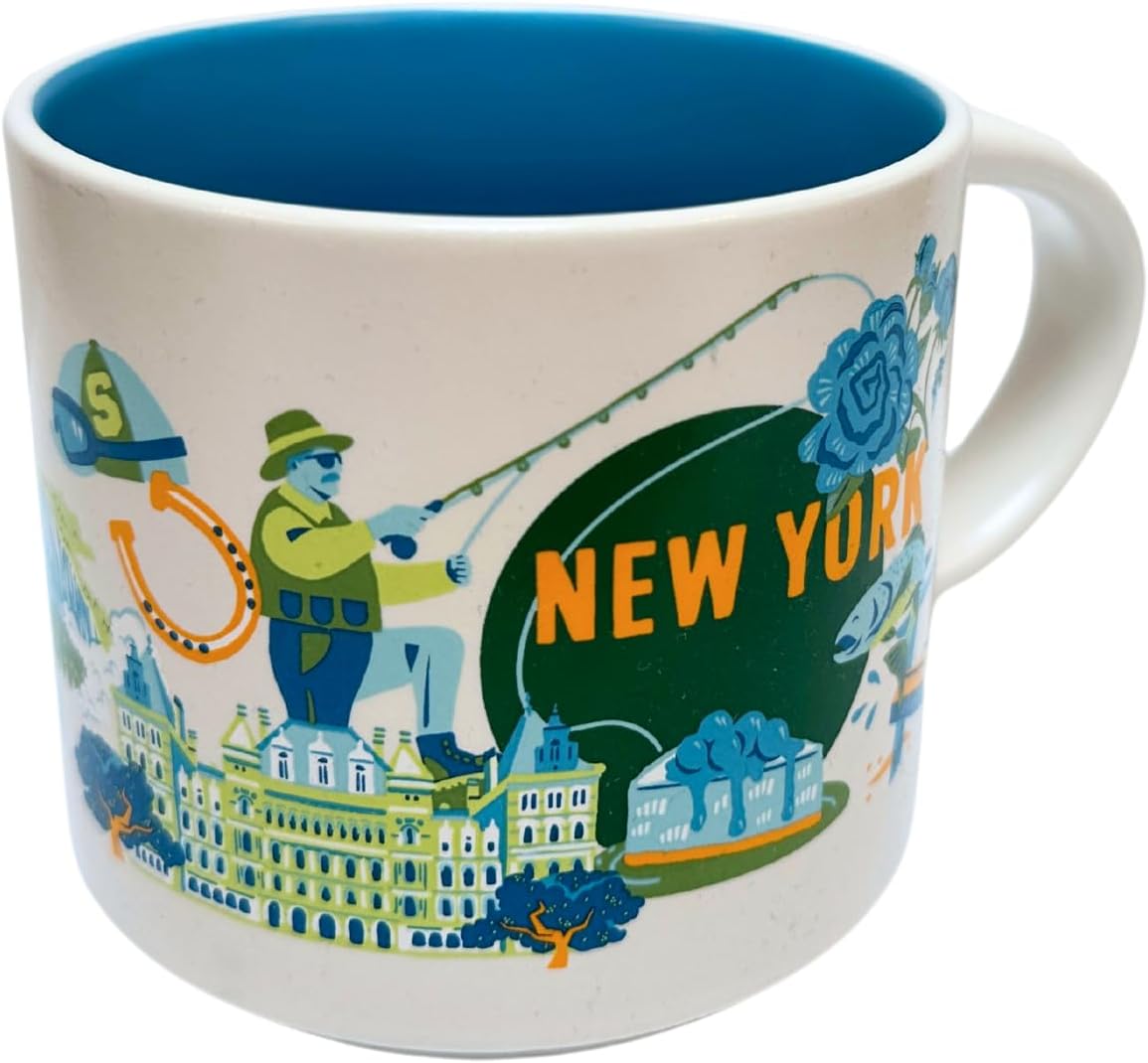 Discovery Series New York State Ceramic Mug, 14 Oz