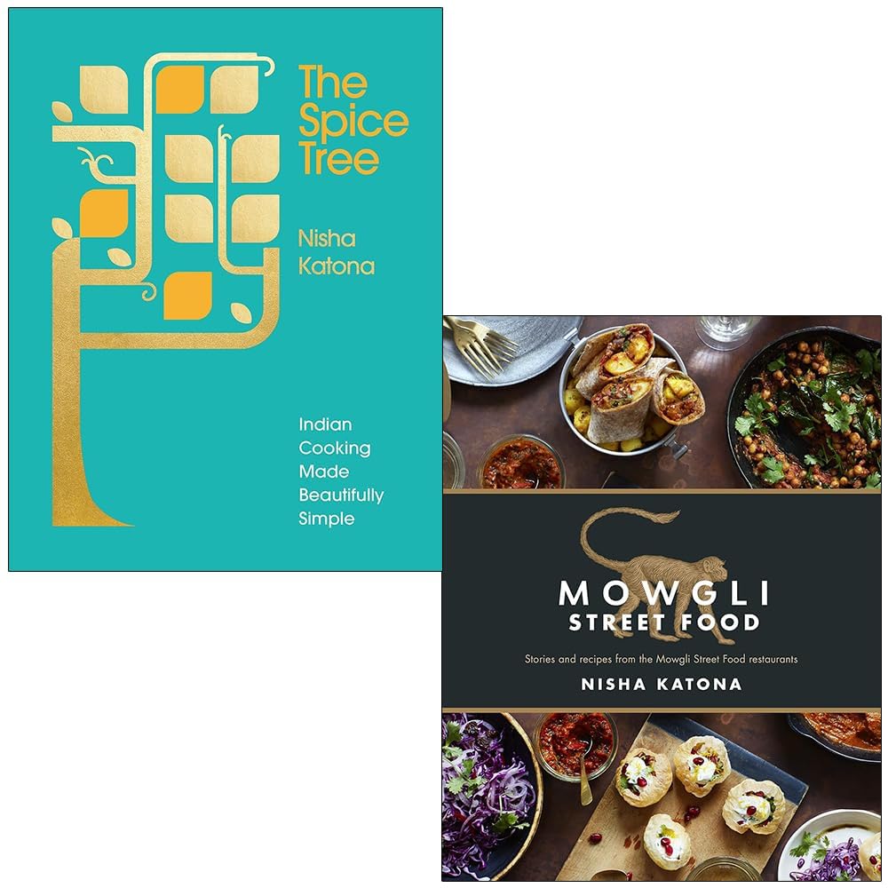 Nisha Katona - Set da collezione di 2 libri (Mowgli Street Food, l'albero delle spezie)