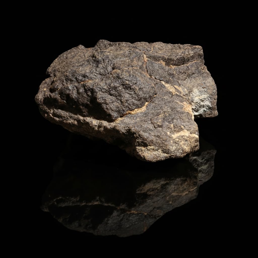 Echtes Meteoritenfragment mit Zertifikat – Echter Meteoritengestein aus Al Haggounia 001 Authentischer Weltraum-Meteor-Stein für Sammler, Wissenschaft & einzigartiges Geschenk: 0,5-1 Gramm