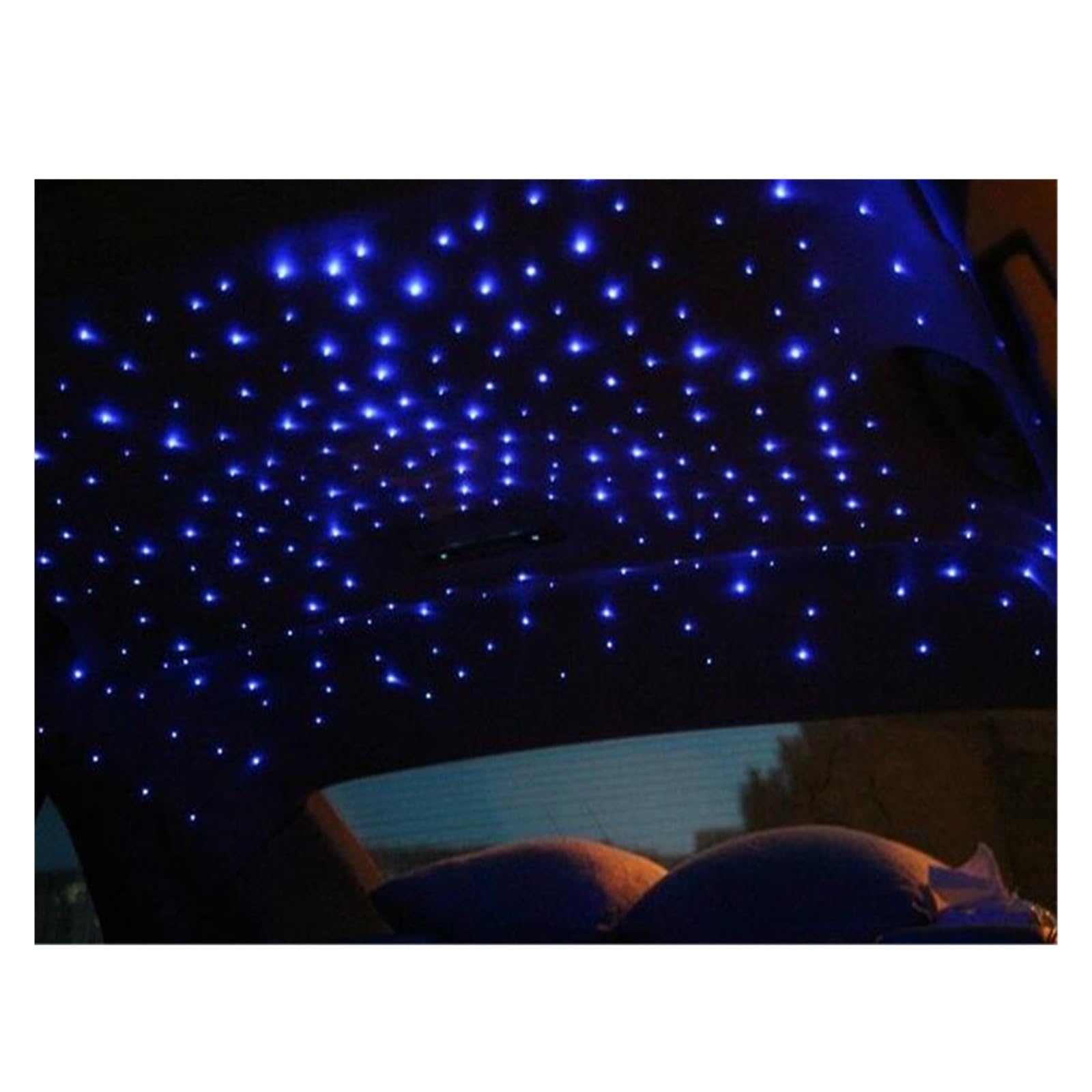 Accessoires De Pavillon à éClairage éToilé pour Vo Voiture 12V 200 X RVB LED Fibre Optique Star Plafonnier Kit Twinkle Télécommande
