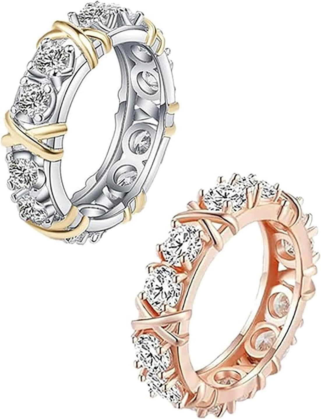 IMMUNOTRAX Moissanite Ring Moissanite X Cross