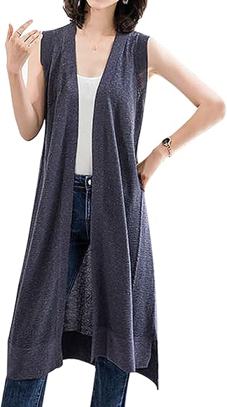 Amazon | [§ＡＳＨＥ ＲＡＮＧＥＬ] ロングベスト ジレ レディース