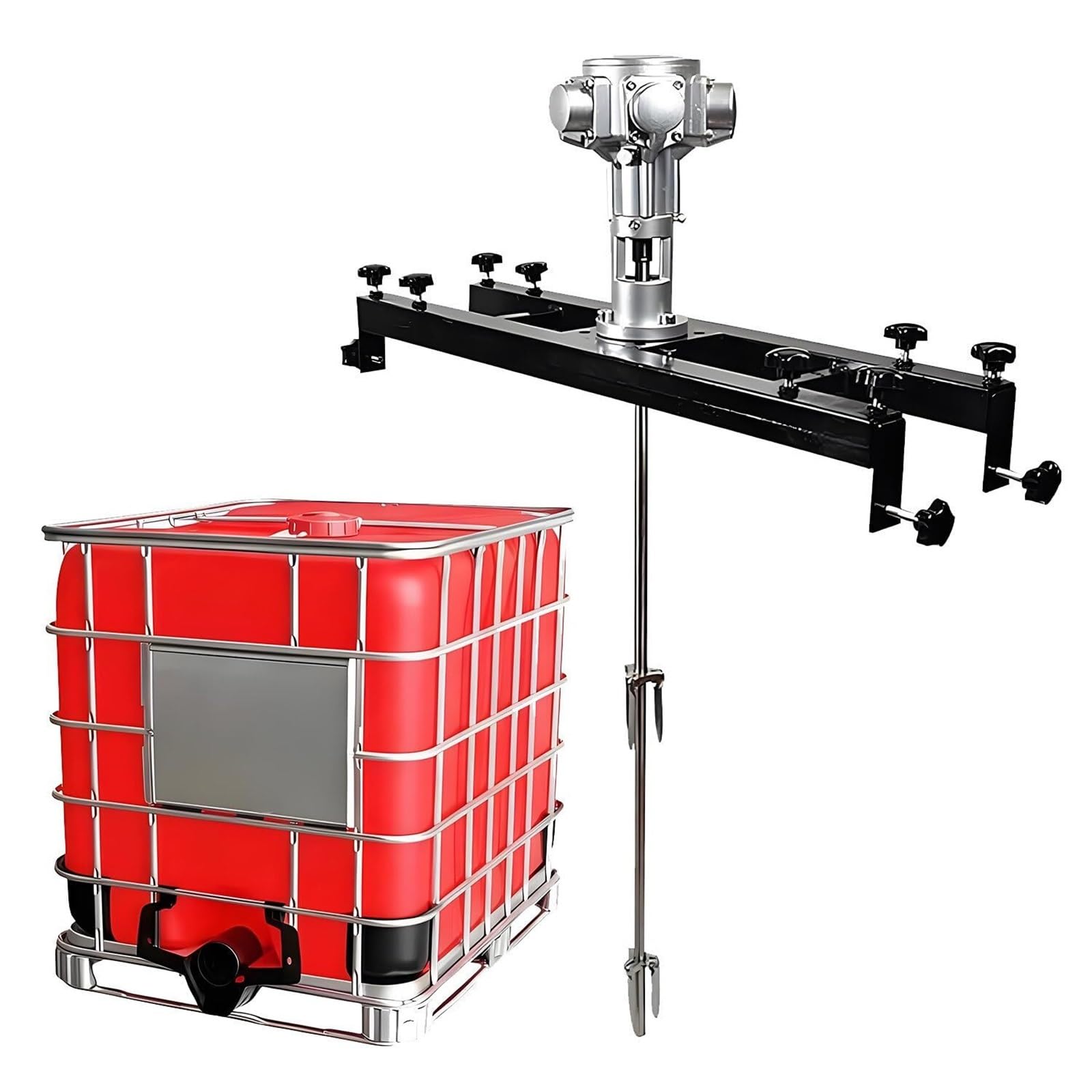 JKJZSALJ Commercial Drum Stirrer, Ibc Agitator Tank Mixer, Paint And Ink Mixing Equipment For Effective Dissolving And Agitation