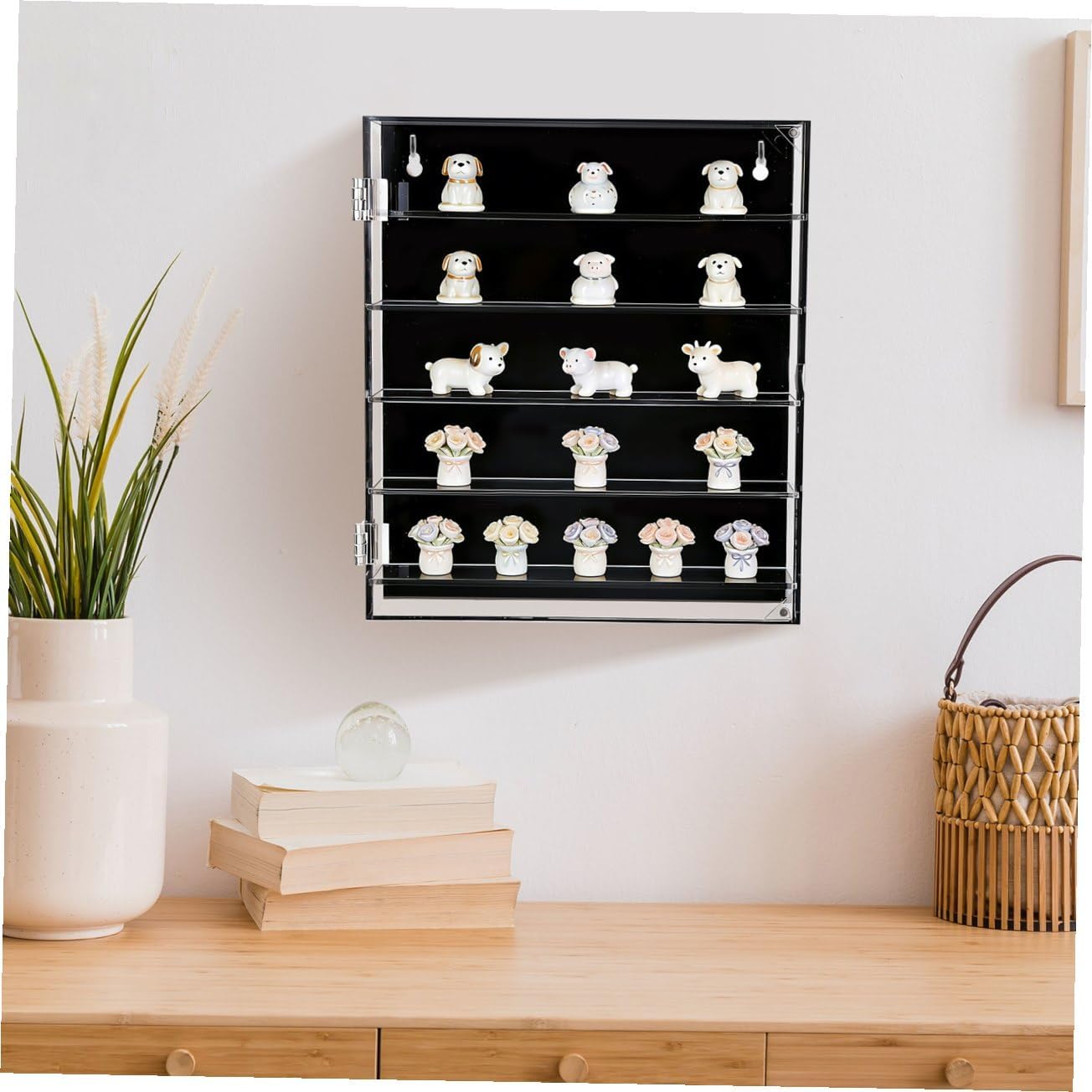 Acrylic Car Display Case Multi Layer Transparent Organizer for Model Cars Collectibles Storage for Countertop Wall Display