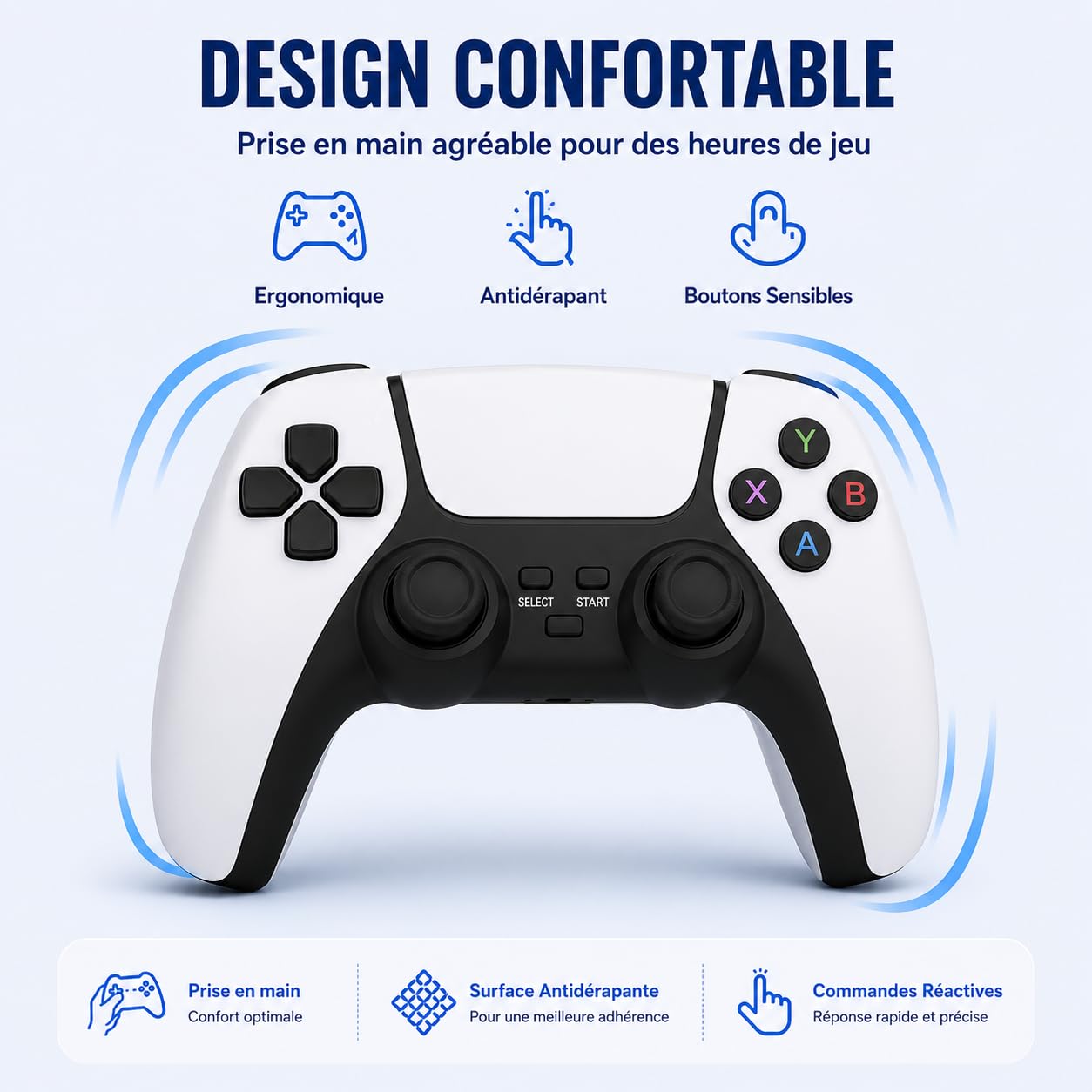 Console Retro Wireless 4K con 20.000+ Giochi Preinstallati，128G 40000Games | 9 Emulatori Integrati, 2 Controller Inclusi, Dongle HDMI Incluso, Versione 2026, Set Completo