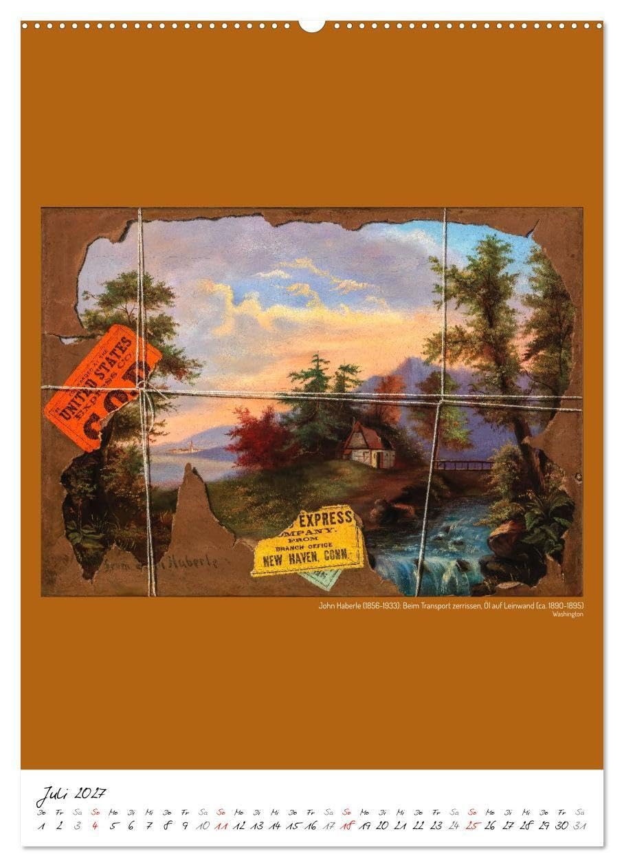 Trompe-l'œil - Die Kunst der Illusion. Kunstkalender (hochwertiger Premium Wandkalender 2027 DIN A2 hoch), Kunstdruck in Hochglanz: Raffinierte ... Harnett-Peto-Haberle (CALVENDO Kunst)