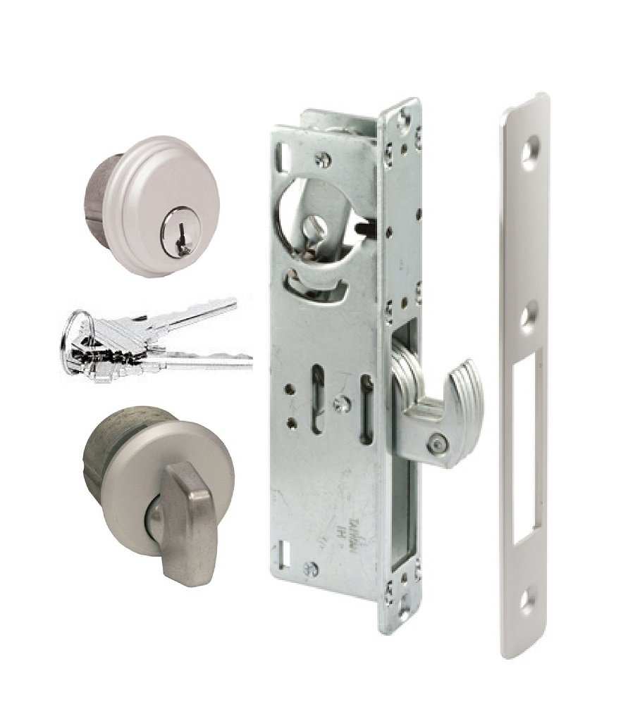 Buy Ilco Storefront Door Mortise Lock Hook Deadbolt & Cylinder Combo