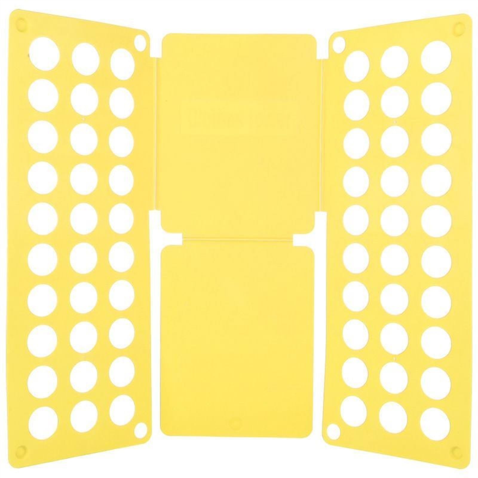 BORSAD Tshirt Folding Board Adult Large Clothes Folder Kids T Shirt Folder Clothes Folding Board Folding Boards For Clothing (Color : Yellow, Size : Adult)