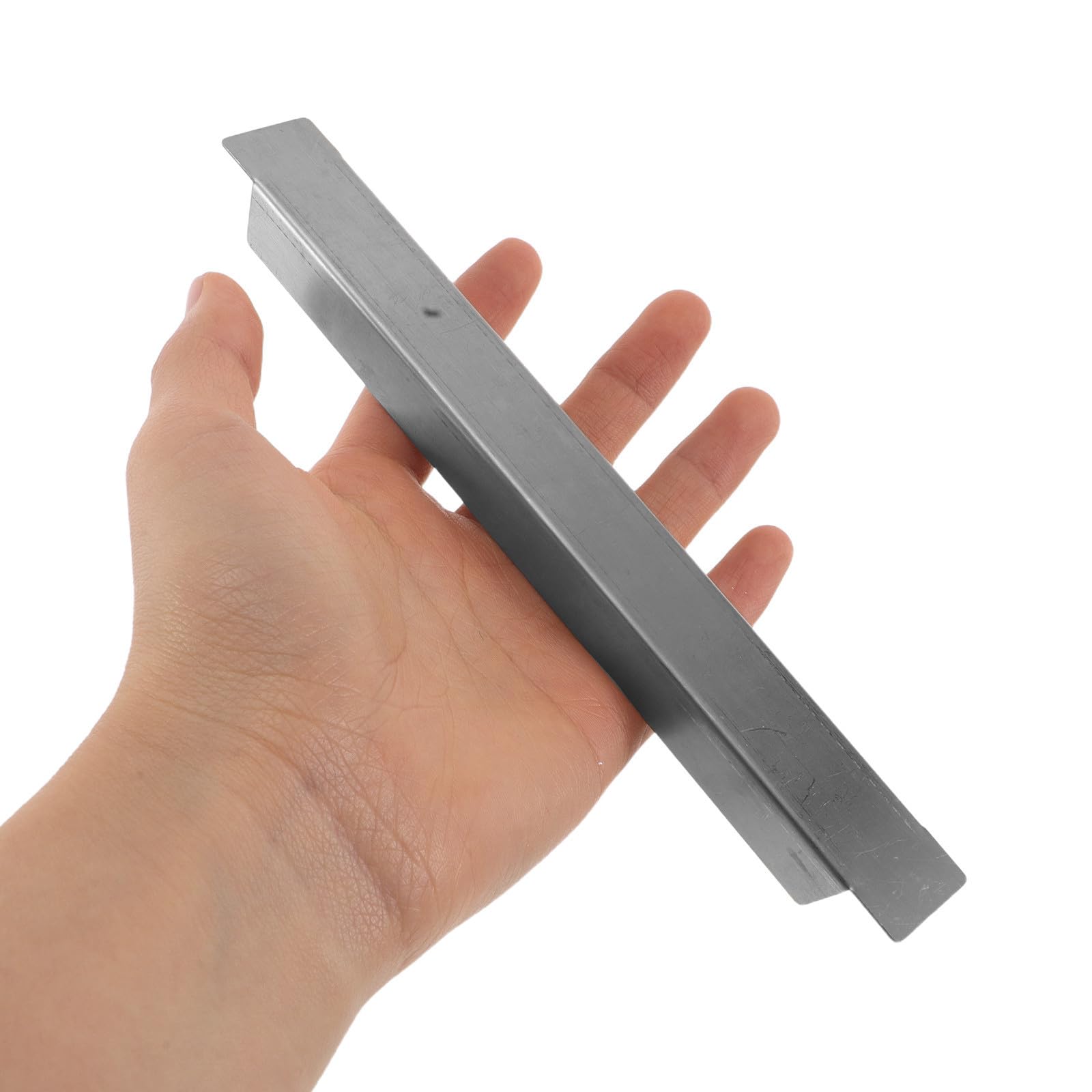 Supporto Divisoria 4 Pezzi in Acciaio Inox con Traverse Anticaduta per Organizzazione di Ingredienti in Vetrine e Congelatori
