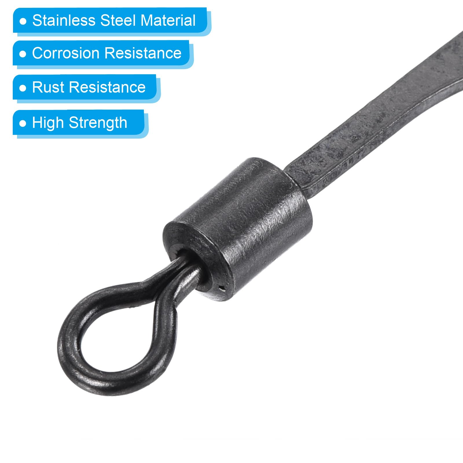PATIKIL 3 Way Swivel Fishing Tackle 1/0# 84lb - Image 4