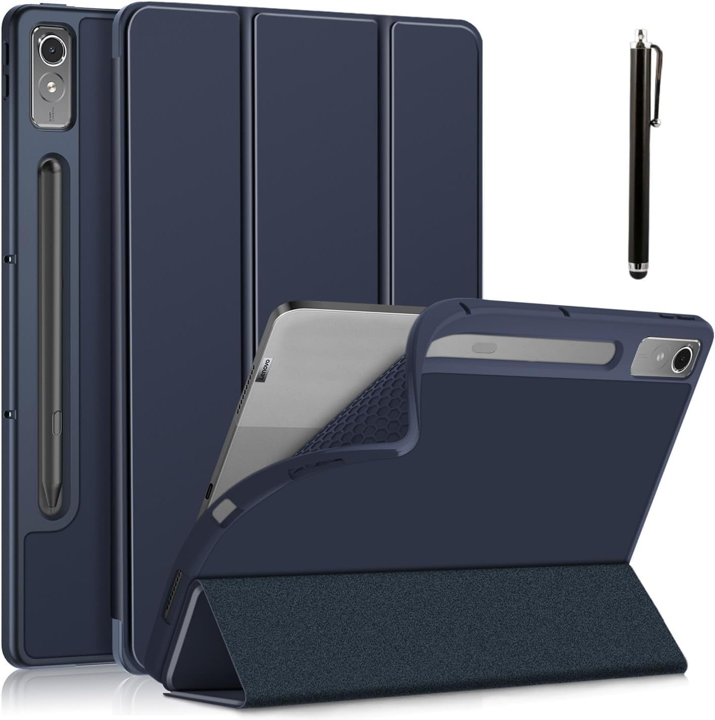 M.G.R.J® Luxury Honey Comb Series Trifold Flip Case Cover for Redmi Pad 10.6" Tablet (Auto Sleep/Wake|Pencil Holder|Stylus Pen) (Dark Blue) (B0CMQCR4JW) Amazon Price History, Amazon Price Tracker