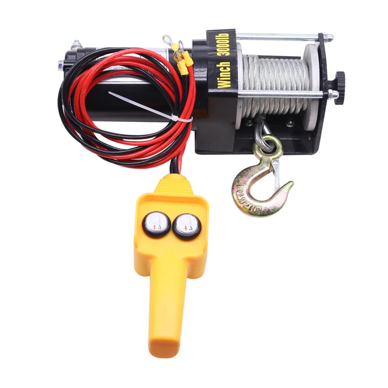 Schnelle elektrische Seilwinde, 12 V, Auto, Offroad-Selbstrettung, 24 V, LKW, Traktions-Hebezeug, 3000 12 V