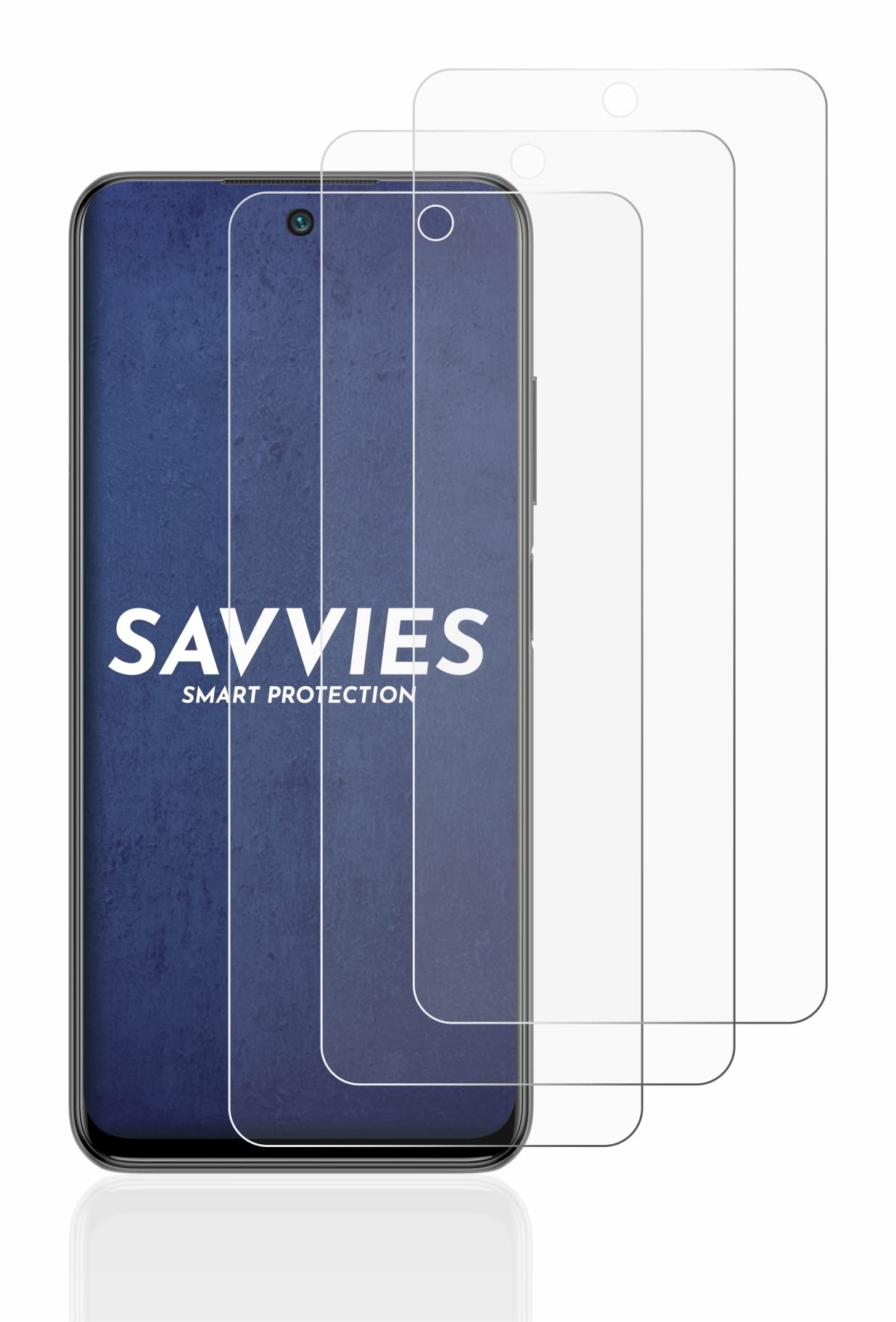 Savvies Vetro Temperato Per Xiaomi Redmi Note 10 5G (2 Pezzi) - Copertura Completa 9H, Anti Graffio, Kit Installazione - 4