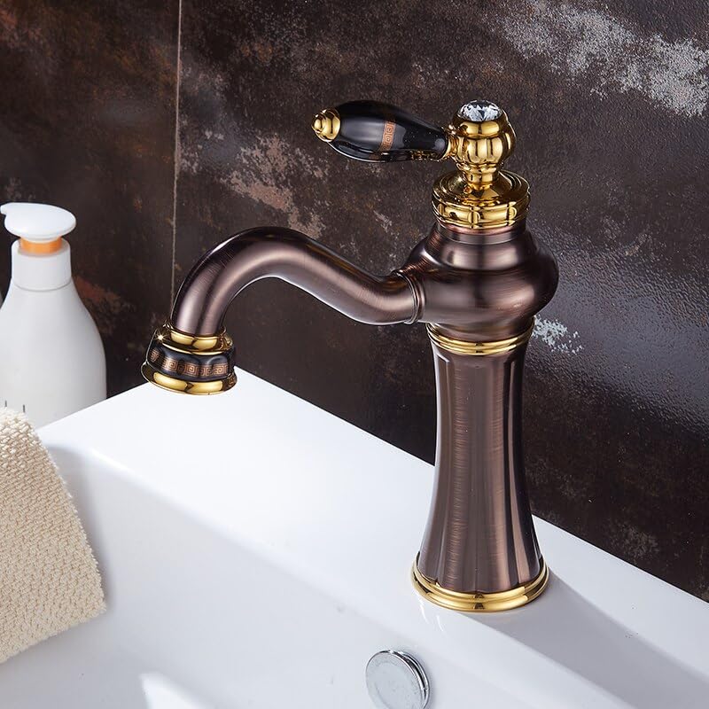 Mitigeur de lavabo ORB en laiton pour eau chaude et froide