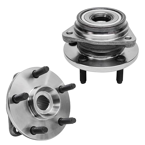 Miniatura 43 de Detroit Axle - 2 bujes de cojinete de rueda delantera para Ford Mustang 2005-2009 2006 2007 2008 Juego de rodamientos de cubo de rueda de repuesto