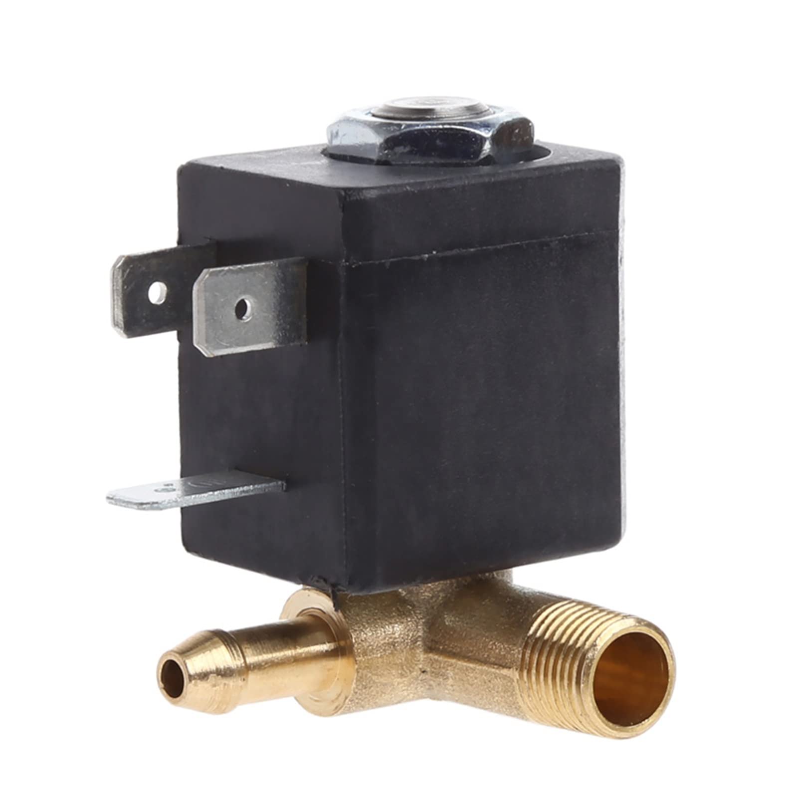Normalerweise geschlossene Kanüle N/C AC 220V-240V G1/8 Zoll; Messing Dampfluftgenerator Wassermagnetventil 1St