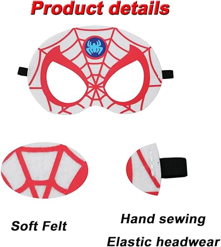 Miniatura 3 de Máscaras de fiesta para niños, 16 paquetes de suministros para niños, regalo de cumpleaños, Halloween, cosplay, fiesta, suministros de máscaras