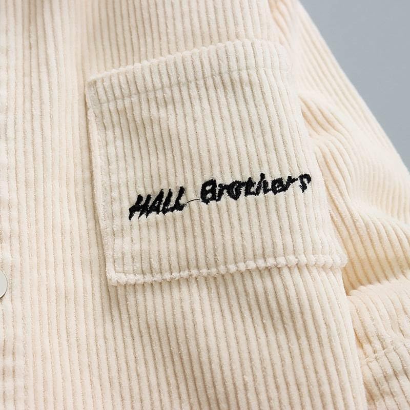 Baby Boys Corduroy Material Fashion Clothes Sets Long Sleeved Jacket+Long Pants Casual 2pcs Clothing Suit - Image 4