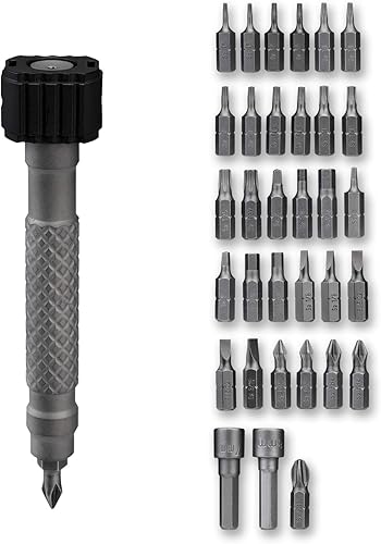 Miniatura 2 de MecArmy SDG1 SDG2 Juego de destornilladores de titanio portátiles 33 en 1 con bolsa impermeable de nailon CORDURA 500D, multifuncional,